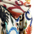 Etole écharpe imprimé aux couleurs vives en pure cachemire naturel et éthique d'Inde