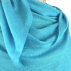 Etole, écharpe turquoise uni en cachemire naturel et éthique du Népal.