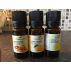 Petite bougie BIO simple, avec des huiles essentielles AGRUMES ( Citron, Orange, Pamplemousse ) . 