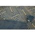 Echarpe Foulard Soie Pigments naturels BLEU  / Collection Inoubliable Caresse 