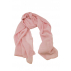 Echarpe Eucalyptus Rose brodée main / Collection Infiniment Sauvage 