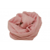 Echarpe Eucalyptus Rose brodée main / Collection Infiniment Sauvage 