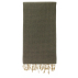 Serviette hammam, fouta bio Sable & Cendre 100x200 cm