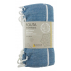 Fouta plage, hammam, coton bio, Blanc & Océan, serviette plage & bain 100x200 cm
