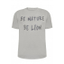 Le "KIBO" : Tee-shirt 100% Coton BIO Gris