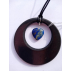 Pendentif Shungite avec Lapis-Lazuli