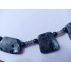 Collier Labradorite/Shungite 
