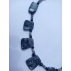 Collier Labradorite/Shungite 