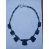 Collier Labradorite/Shungite 