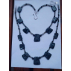 Collier Labradorite/Shungite 