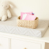 Lingettes lavables en Coton Bio Blanc et Rose