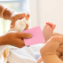Lingettes lavables en Coton Bio Blanc et Rose