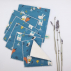 Lot de 5 lingettes bébés lavables et sa pochette