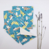 Lot de 5 lingettes bébés lavables et sa pochette