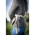 Cache coeur en laine feutrée gris pour femme **Loo** Taille 44