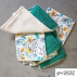 Lingettes lavables rectangle marcia*6