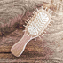 Mini - brosse à cheveux en bois