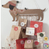 Kit pour faire son propre calendrier de l'avent en kraft - Motif chien