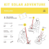 Matériel de survie solaire ADVENTURE KIT ®