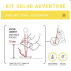 Matériel de survie solaire ADVENTURE KIT ®