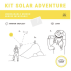 Matériel de survie solaire ADVENTURE KIT ®