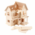 Puzzle 3D en bois à construire - Maison de rêve