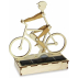 Maquette cycliste solaire en bois