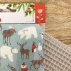 Kit de 6 sachets en kraft animaux de Noël