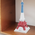 Maquette 3D en carton mousse - Tour eiffel