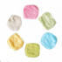Mini lingettes - Pochette de 6 - collection Bambou & Coton Bio - multicolores