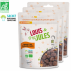 LOUIS & P'TIT JULES - Noisettes Caramélisées - Lot de 3 sachets de 180g