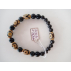 Bracelet Shungite et Agate du Tibet 
