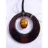 Pendentif Shungite avec Oeil de Tigre