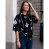 Chemise unisexe BELEN MAO Noir - 100% Coton de Pima 