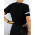 T-shirt unisex T-WOOD Noir - 100% Coton de Pima
