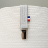 Attache Tétine en Coton Bio Teddy Blanc