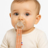 Attache Tétine en Coton Bio Teddy Vichy