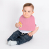 Bavoir en Coton Bio Rose