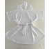 Peignoir adulte - taille unique - Collection "Les Acidulés" - blanc - Bambou