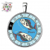 Pendentif poisson argenté 15 en 1