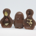 Pingouins de Pâques - chocolat au lait incrusté de surprises