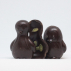 Pingouins noirs - chocolat noir incrusté de surprises