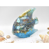 Poisson orgonite aigue marine