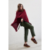 Poncho Sophie en laine merinos