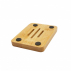 Porte-savon en bambou rectangulaire (modèle n°2)