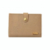 Portefeuille compact en liège Zoé caramel