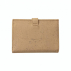 Portefeuille compact en liège Zoé caramel