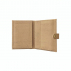 Portefeuille compact en liège Zoé caramel