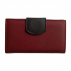 Grand portefeuille en cuir de pomme - Apple-skin noir et bordeaux