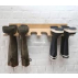 Support sèche bottes 3 paires bois naturel Rakaboots